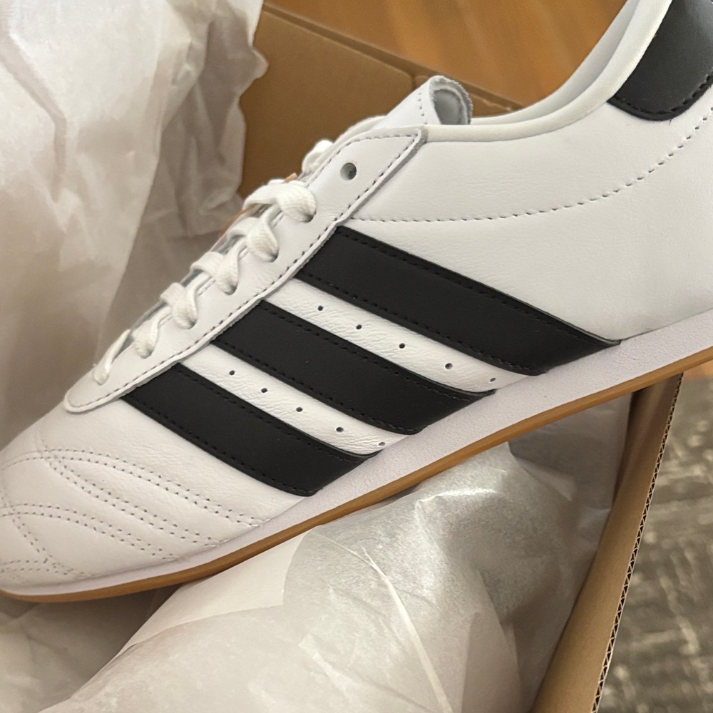 Adidas Taekwondo Lace Shoes - White and Black